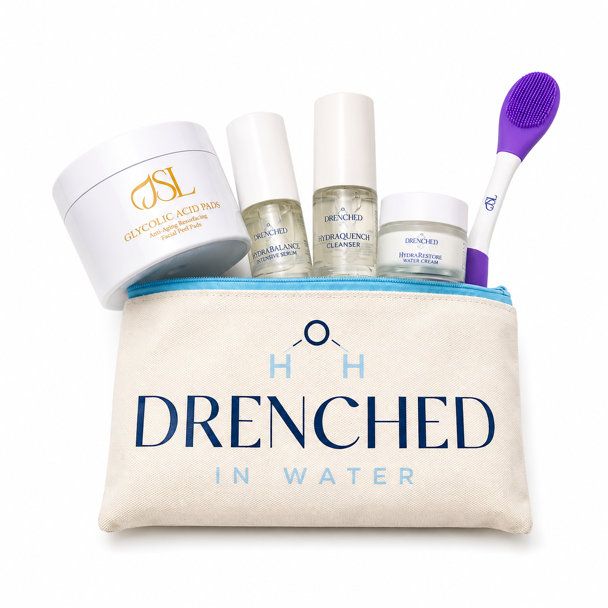 Drenched in Water + Glycolic Acid Pads Bundle