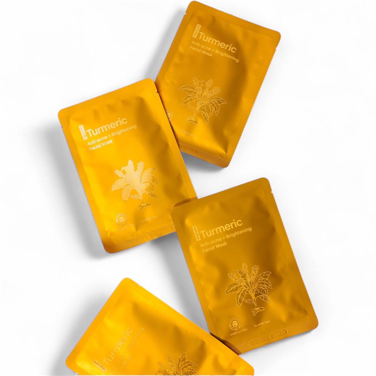 Wholesale Turmeric Sheet Mask Set (5-Pack)